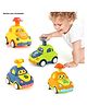 Sanjary Press & Go Cute Cartoon car for kids pack of 1  color design may vary