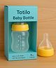 Totilo 2 In 1 Silicone Feeder & Nipple With Silicone Squeeze Bottle, 180 Ml- Yellow