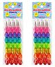 PARTEET Lentu Stack Pencil Pre Sharped Non Sharpening Rainbow Colorful Pencils, Birthday Party Return Gifts for Kids (Multicolor) (Total 8 Pencils)