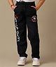 Kidsville Knit Hello Kitty Featuring Character Printed Track Pants - Black