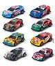 Lumo Brilliant Toys Mini Alloy Metal Die-Cast Race Car Toys For Kids, Colourful Race Car Adventures Kid Toy, Perfect for Kid And Collectors, Ideal Gift Set for Racing Enthusiast 8 Pieces - Multicolor