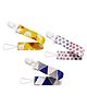FunBlast Baby Pacifier Clips for Newborns - Pack of 3 (Random Color and Design)