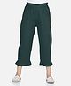 Cutiekins Cotton Woven Solid Mid Rise Capri - Green