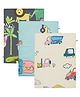 Zikku Diaper Changing Mats Bed Protector City Print ( Pack of 3 )