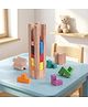 Play Nation Wooden 3D Stacking Puzzle for Kids Tetris Inspired Educational Shape Matching & Learning Toy Safe & Durable BIS Certified 3 Difficulty Levels Improves Concentration and Logical Thinking
