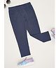 Pantaloons Junior Knit Solid Jeggings - Navy Blue