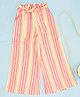 Pantaloons Junior Rayon Woven Striped Trouser - Pink