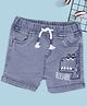 Pantaloons Baby Denim  Dinosaur Printed Shorts - Blue