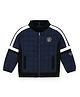Sportking Knit Full Sleeves Quilted Light Winter Jacket - Navy Blue