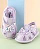 Cute Walk by Babyhug Sandals With Butterfly Applique & Velcro Closure - Purple