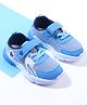 Cute Walk by Babyhug Velcro Closure Sneakers with Dino Applique - Blue