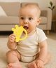 Luvlittle Silicone Star Shape Teething Soft Sensory Teether For Baby-Yellow