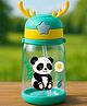 Luvlittle Deer HornPlastic Baby Silicone Straw Sipper Spill Proof Sipper - Green - 600 ml