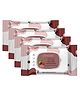 Cursive Refreshing wet wipes for Body & face facial wipes with Cedarwood-Pack of 4