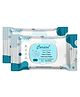 Cursive Refreshing wet wipes for Body & face facial wipes with Cool Water-Pack of 2