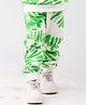 Anthrilo Fleece Knit Tie Dye Printed Winter Joggers - Green