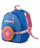 VAYA LY'L-CHAMP School Bags Lightweight & Stylish Kids Backpack, Comfortable Preschool & Kindergarten Bag with Spacious Front Pocket and Water-Resistant Fabric, Donut Blue - Height 12.2 Inches