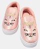 Pantaloons Junior Glittered Animal Designed Shoes - Pink