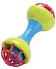 StarAndDaisy Dumbbell Rattle Toy for Toddler, Soft Rattles Teether Toy for Babies, Sound Toy for Kids (Multicolor)