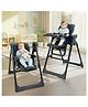 StarAndDaisy Multifunctional Baby High Chair with Automatic Swing Cradle - Black