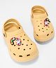 Pantaloons Junior Unicorn & Rainbow Applique Detailed Perforated Slingback Clogs - Yellow