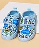 Pantaloons Baby Doodle Art Printed Velcro Closure Shoes - Blue