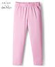 Arias Cotton Knit Full Length Solid Colour Legging - Pink