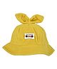 Kid-O-World Knit Bow Applique Detailed Hat - Yellow - Circumference 46 Cm
