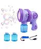 SANJARY Automatic Space Bubble Gun Toy with Light and Bubble Solution- 5000+ Bubbles Per Minutes Leak-Proof Bubble Machine for Kids color design may vary