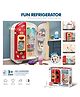 Sanjary Pretend Play Simulation Refrigerator Kids Modern Kitchen Toy Set color design may vary