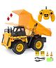 NEGOCIO Remote Control Construction Dump Truck 1/22 Scale Alloy RC Engineering Truck with Rechargeable Battery for kids- PACK OF 1- COLOR MAY VARY