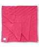 I Bears  Cotton Blanket - Dark Pink