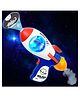 VGRASSP Space Projection Gun Toy For Kids With Lights, Music, Mist And Astronaut Projection - Musical Rocket Design Pistol Toy With Spinning Lights - Color May Vary
