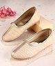 Cute Walk by Babyhug Slip on Designed Mojaris - Beige
