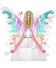 Vikrida Electric Butterfly Wings for Kids Light-Up Musical Fairy Angel Princess Costume Toy for Fancy Dress-Up & Parties  Multicolor