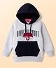 Junior Killer Full Sleeves Typography Printed Light Winter Hooded Sweatshirt - Grey