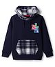 Junior Killer Full Sleeves Klr Text Printed Light Winter Sweatshirt - Navy Blue