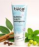 Tuco Kids Bubbles & Gum Anticavity Toothpaste | Peppermint Flavour | Fluoride for Cavity & Enamel Protection | No added Color | SLS Free | Infused with Clove, Neem & Miswak | 50g