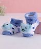 Cute Walk by Babyhug Socks With Animal Applique - Blue