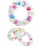 Intex Inflatable Safety Ring Multi design Cartoon Print Ring for kids Adult beach Pool Ring 50 cm Multi print Swim Tube Float Ring