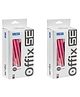Linc Offix SE Ball Pens, 0.7 mm Tip, Red Ink, Pack of 2 (60 Pcs)