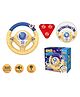 Azhari Little Driver Space Series Steering Wheel Experience Fun of Driving Car Toys Simulation Driving Car Toy with Light & Sound Mode Toy for Kids