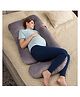 Bubzii Gyno Recommended U Shaped Pregnancy Pillow Relieves Back Pain, Hip Pressure & Swelling Soft Smooth Removable Cover