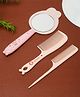 Stol'n Set of 3 Hair Combs with Mirror - Pink, Peach
