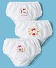 Simply Sinker Knit Panties With Bunny Print Pack Of 3 - White