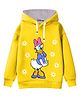 KUCHIPOO Fleece Knit Disney Mickey Mouse & Friends Featuring Full Sleeves Daisy Duck Printed Winter Hoodie - Multi Colour