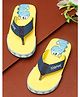 ONYC Dinosaur Designed Flip Flops - Yellow