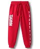 Pine Kids Marvel Terry Knit Full Length Lounge Pant with Marvel Graphic & Tape Detailing - Red