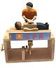 neemtoys CPR-Themed Wooden Automaton  Handcrafted Moving Sculpture Gift