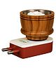 JD FRESH 1 PC Sheesham Wooden Multipurpose Incense Aroma Dhoop Dani for Home & Temple - Brown